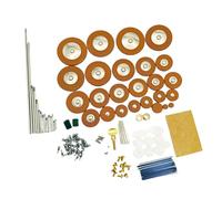 Harilla Kits de Reparación de Saxofón Que Incluyen Tornillos, Herramientas de Bricolaje, Kit de Mantenimiento de Saxofón Alto Universal Liviano para Piezas de, Blanco