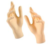 Harilla L&R Maniquí de Manos Femeninas para Mujer, Modelo de Plástico, Color de Piel