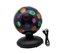 Harilla Lámpara de bola de discoteca, luz de fiesta, luz estroboscópica LED RGB, USB, Plug and Play para escenarios de dormitorio, Negro