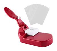 Harilla Máquina de Rompecabezas, Perforadora de Rompecabezas Artesanales, Instrucciones con Imágenes, Accesorios para El Hogar para Registros de Biblias Y Lib, Rojo, Individual