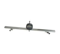Harilla Medidor de Alivio Del Mástil, Medidor de Altura Del Puente, Resistente Al Desgaste, Multifuncional, Regla de Medición para Guitarras Eléctricas, 42 cm