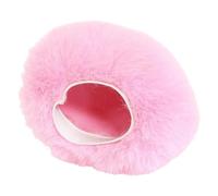 Harilla Micrófono Cubierta micrófono Muff Mic Wantshield Furry Reduce el ruido del viento para la pantalla de podcasting Furry Wantscreen