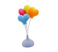 Harilla Mini Decoraciones con Globos, Columnas de Globos en Forma de Corazón, Elementos Decorativos Portátiles para Maquetas Arquitectónicas, de Arena Y