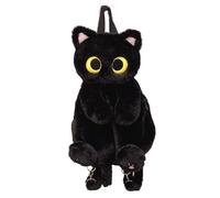 Harilla Mochila de Gato Peluche, Bolso Escolar con Estampado Divertido, Accesorio para Estudiantes y Viajeros