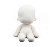 Harilla Muñeca Cuerpo Acolchado sin Cabello Material Suave y Ergonómico Diseño Neutro Adecuado para Niños Coleccionistas Decoración del Hogar, Cuerpo De Múltiples Piezas De 20cm Sentado