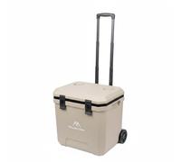 Harilla Nevera Portátil Ruedas Caja Aislada Tanque Frigorífico Interior Adecuada para Actividades Familiares Reparto en Carretera Camping Puestos de y Picnic, Caqui