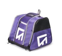 Harilla Organizador de Patines para Niño con Forma de Mochila Cómoda y Asa para Transporte Manual con Material de Nailon y PVC Resistente con Paneles, Array, Púrpura