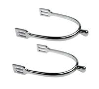 Harilla Pack de 2 Espuelas para Caballo, Espuelas para Bota, Accesorios de Equitación, Elegante Equipamiento de Entrenamiento, Estilo Clásico, Tipo Inglés Par