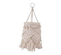 Harilla Pantalla de lámpara Colgante Tejida, Cubierta de lámpara de Techo de macramé, Pantalla de Colgante para Sala de Estar