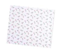 Harilla Papel de regalo floral, papel artesanal de flores, hoja de papel de regalo engrosada multiusos para embalaje de regalo de boda de compromiso, Blanco Rosa