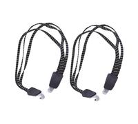 Harilla Paquete de 2 Cuerdas Elásticas 3 en 1 para Bicicleta, Correas Elásticas Ligeras para Actividades Al Aire Libre, Talleres Y Carga.