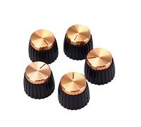 Harilla Paquete de 5 Perillas de Control de Amplificador de Guitarra Acústica para