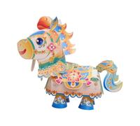 Harilla Paquete de Adornos de farolillos Hechos a Mano, diseño de Caballo de Dibujos Animados, para Decorar el hogar, reuniones Familiares y restaurantes, Style D