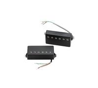 Harilla Pastilla de puente de cuello, pastilla de doble bobina Alnico 5, accesorio de pastilla Humbucker, estilos LP, pastilla de guitarra Humbucker, 2 uds, negro GMB227
