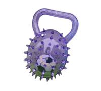 Harilla Pelota con Púas, Juego de Lanzamiento Y Búsqueda Suave Y Entretenido para Razas de Perros Pequeños Y Medianos, Juguete Masticable para Cachorros en In, Púrpura