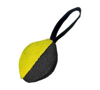 Harilla Pelota de Tirar para Perros, Juego Interactivo, Juguete Duradero Y Enriquecedor, Pelota Ligera para Entrenamiento de Mordidas, Suministros para, Amarillo Negro