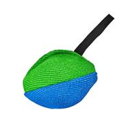 Harilla Pelota de Tirar para Perros, Juguete de Pelota para Perros, Portátil, Juego Interactivo, Entrenamiento de Mordida para Entretenimiento en Solitario, E, Azul Verde