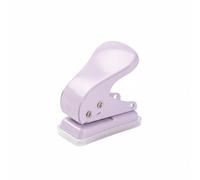 Harilla Perforadora de Papel Mini Taladro de Papel Manual de Agujero Único con Mecanismo Fuerte y Mango Ergonómico Colector de Confeti Integrado Adecuada para, Morado