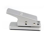 Harilla Perforadora Industrial Perforadora para Púas de Guitarra Troqueladora Herramienta Manual Corta Tarjetas en Bordes Limpios de Acero Endurecido Adecuada, Plateado
