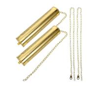 Harilla Piezas de Reloj de Pared Decorativo de pie, Elegante Reloj de Repuesto de Metal Dorado con Cadena de péndulo para el hogar y Oficina.