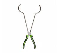 Harilla Pinzas de Alta Temperatura Tongs con Mango Largo para Crucibles Herramienta de Sujeción Antideslizante de Apertura por Resorte Control en Procesos