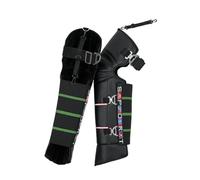 Harilla Polainas para piernas de Motocicleta con Reflectantes, Resistentes al Viento, versátiles, de Cuero PU, Impermeables, Rodilleras para Motocicleta, Hebilla de Acero