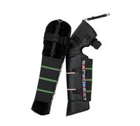 Harilla Polainas para piernas de Motocicleta con Reflectantes, Resistentes al Viento, versátiles, de Cuero PU, Impermeables, Rodilleras para Motocicleta, Hebilla de Polipropileno