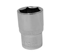 Harilla Porta Llaves de Vaso, Robusto, Inoxidable, Profesional, Entrada de 1/2 Pulgada, de Acero, para Trabajos Mecánicos en El Sector Automotriz, 19 mm