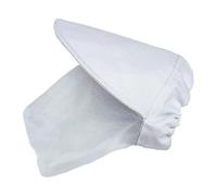 Harilla Protector de Campo para Perros, protección Facial, Casco para Mascotas, máscara de Cola de, Cubierta para Cabeza, White M