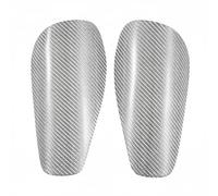 Harilla Protector de Espinillas de Fútbol Espinilleras Protector Placas de Múltiples con Exterior de Fibra de Carbono y Interior Acolchado para Resistencia a