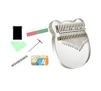 Harilla Pulgar Piano Mini con Un Caso de Retención -Melodie -Musik Instrumentos Accesorios de Llavero para Niños Niños Hombres Hombres , Oso