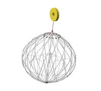 Harilla Red de Cangrejo Portátil Red Anillo Plegable Acero Inoxidable Liviano con Apertura Automática y Estructura Resistente Adecuado para Pesca al, S