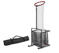 Harilla Red de Entrenamiento de Voleibol Portátil con de Captura de Balones Estructura de Acero y Altura Regulable Adecuada para Ejercicios de Precisión en Casa Cancha y Exteriores