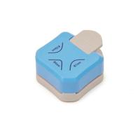 Harilla Redondeador de Esquinas de Papel Troqueladora Perforadora Rea 3 en 1 con Palanca Ergonómica y Guía de Posicionamiento Adecuado para Scrapbooking, Azul, Cortador De Esquina Redondeada