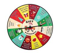 Harilla Regalo de Intercambio de navideña Juego de Rueda giratoria Regalo de Intercambio de Rueda para compañeros de Trabajo