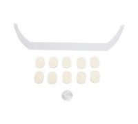 Harilla Regla de cejas acrílica de precisión, herramienta práctica para posición del rostro para mujeres principiantes.