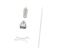Harilla Reparación de punta de punta de aguja del kit de boquilla de aerógrafo para la boquilla de aerógrafo, 0.5 Mm