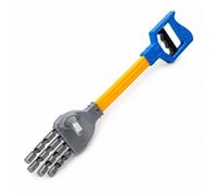 Harilla Robotic Grabber Device Mano Robótica Juguete Garra con Dedos Articulados Pinza de Alcance Herramienta para Recoger Objetos Plástico Control Manual, Azul, 48 Cm