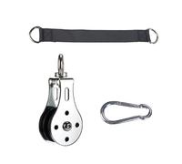 Harilla Rueda de tracción para polea de Gimnasio, silenciosa, Accesorio de, Resistente para Gimnasio en casa, Rueda de polea de Fitness, Style B