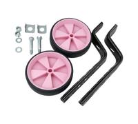Harilla Ruedines de Entrenamiento para Bicicletas, Estabilizadores para Bicicletas Infantiles, Kit de Montaje Robusto para Bicicletas de 12 a 20 Pulgadas, Rosa