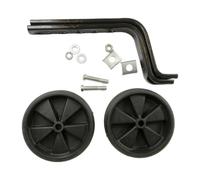 Harilla Ruedines de Entrenamiento para Bicicletas, Estabilizadores para Bicicletas Infantiles, Kit de Montaje Robusto para Bicicletas de 12 a 20 Pulgadas, Negro