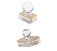 Harilla Sello de Polvos Sello de Cera Vintage Herramienta de Maquillaje Accesorios Cosméticos Vidrio Adecuado para Reparar Sombras Rubor Invitaciones