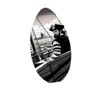 Harilla Skimboard, Skimmer de Madera con Revestimiento de Alto Brillo, Tabla de Surf para Aguas Tranquilas, Skimboard para Adultos, Principiantes,