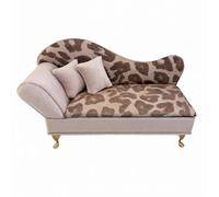 Harilla Sofá Doble Miniatura para Guardar Accesorios Pequeños Caja Estilizada de Mueble con Asiento Acolchado Respaldo Suave Brazos Curvos Fabricado en, Tumbona De Ocio