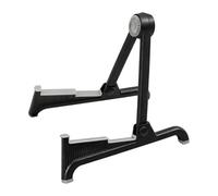 Harilla Soporte de guitarra plegable, soporte de suelo para instrumentos de cuerda, en forma de a para, Negro Y Gris