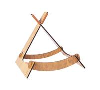 Harilla Soporte de madera para guitarra y violín, ligero y antideslizante, para instrumentos musicales, expositor para guitarra acústica, Color Madera Oscura