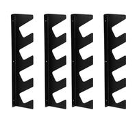 Harilla Soporte de Pared para Cañas de Pescar, Versátil, Fácil de Instalar, para Guardar Cañas de Pescar, 2 Pares