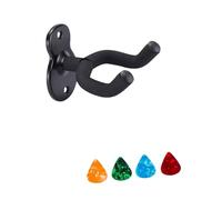 Harilla Soporte de Pared para Guitarra con Tornillos, Ahorra Espacio, Fácil de Montar, Gancho para Guitarra, Soporte para Ukelele para Hombres, Niños, Guitarr, 1 Percha