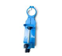 Harilla Soporte de Taladro Montaje Ajustable Soporte Base Abrazadera Banco Accesorio Portabrocas de Metal de Aleación de Aluminio con Llave Hexagonal y
