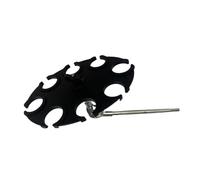 Harilla Soporte para Múltiples Micrófonos - Organizador - Suministro de Placas con Capacidad para hasta 8 Micrófonos - Exhibidor - Bandejas de Soporte para KT, con Una Barra de Clip Corta